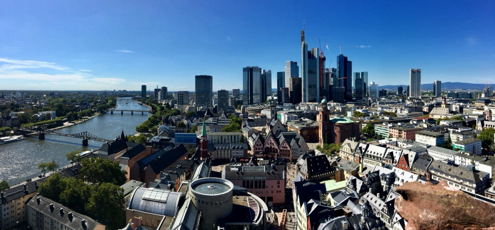 Panoramaansicht Frankfurt am Main
