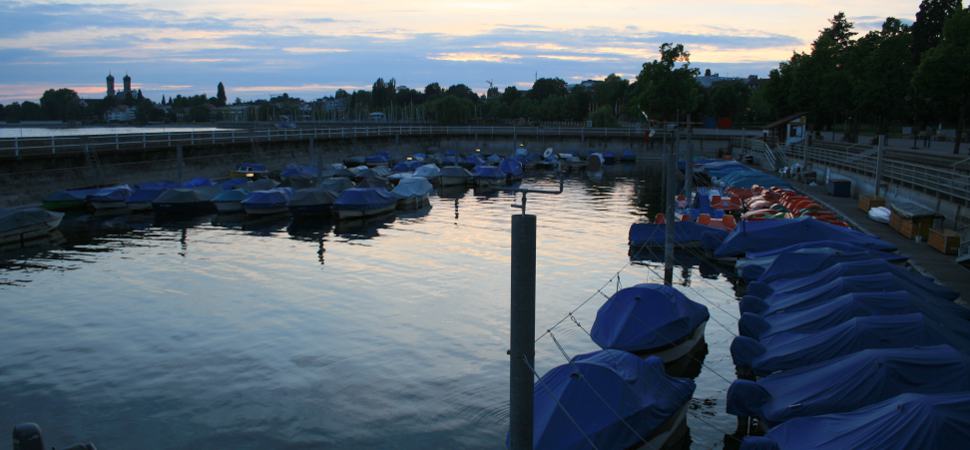 Abendstimmung in Friedrichshafen