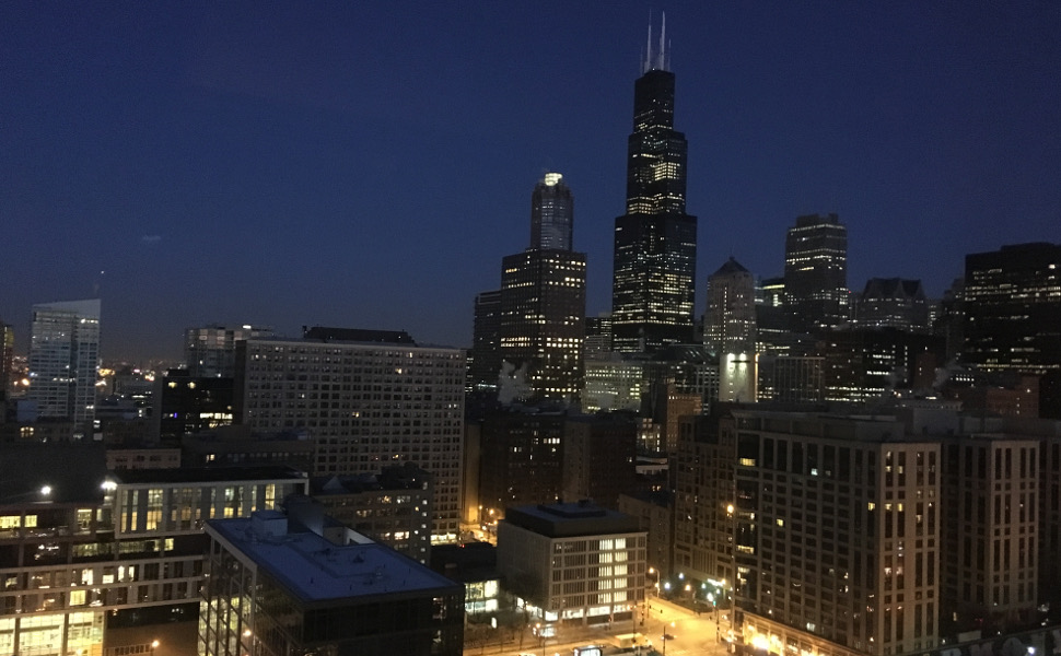 Chicago in der Nacht