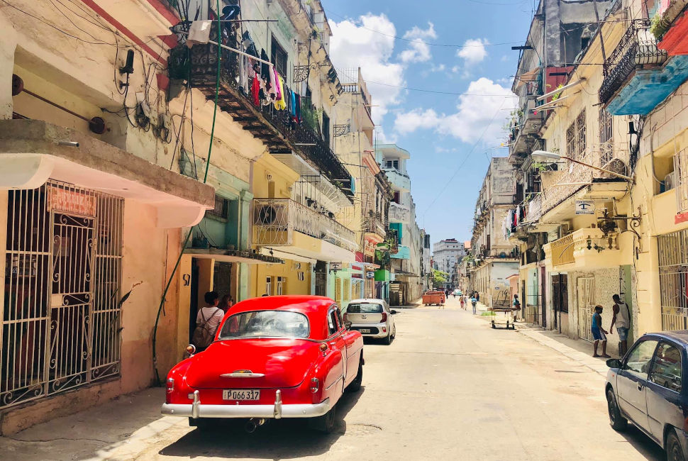 typische Gassen in Havanna