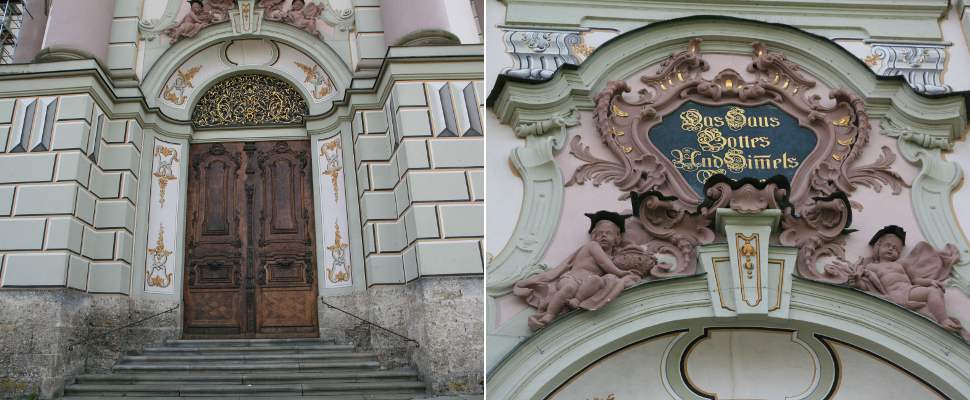 Tür des Klosters Ottobeuren
