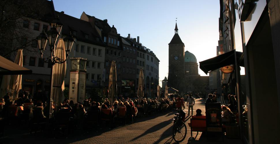 Abendstimmung in Nürnberg