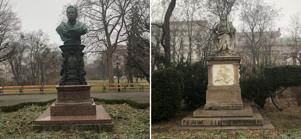 Statuen im Wiener Stadtpark