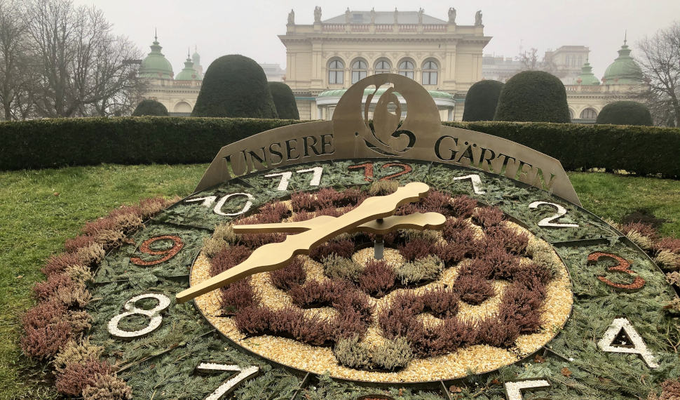 Uhr im Wiener Stadtpark