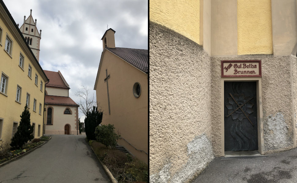 Eingang zum Gut Betha Brunnen Kloster Reute Gut Beth Brunnen