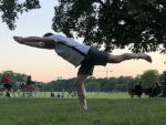 Yogaübung Yoga Krieger III