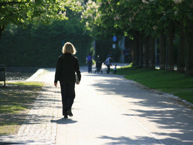 Spaziergang im Sonnenschein