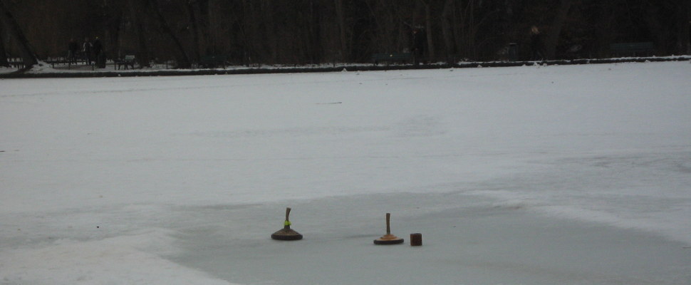 Ziel des Eisstockschießens