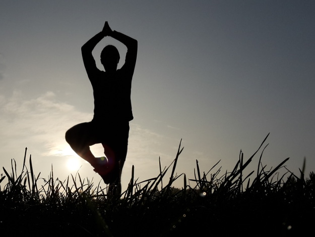 Yoga am Morgen